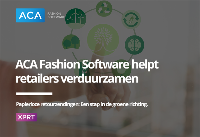 ACA Fashion Software helpt retailers verduurzamen