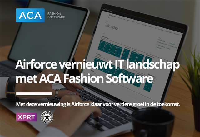 Airforce vernieuwt IT landschap met ACA Fashion Software