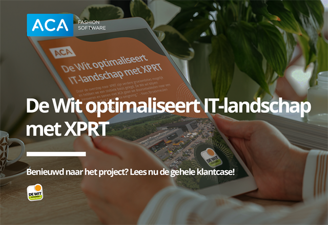 Klantcase: De Wit optimaliseert IT-landschap met XPRT