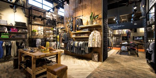 Van Westen mannen is winkel van de toekomst